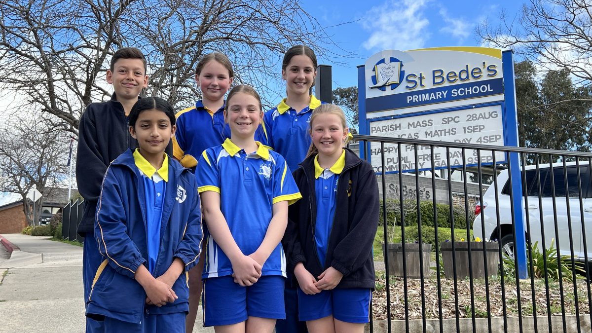 St Bede's Red Hill pupils