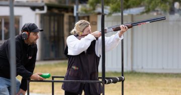 Careful, it's a trap! Clay target shooting is very addictive