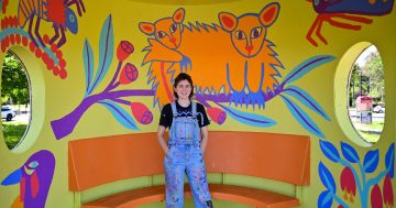 Lyons residents join forces to decorate local bus shelter