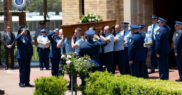 Hero sergeant who saved son near Narooma is farewelled at funeral