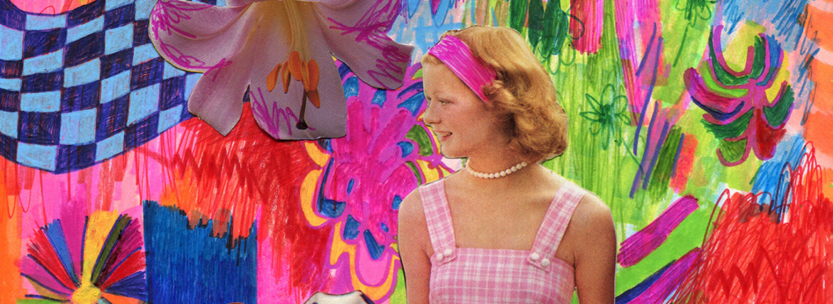 Detail from collage by artist Minna Gilligan