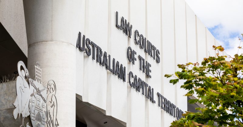 Canberra courtroom interrupted by man making antisemitic remarks, trying to set flag on fire