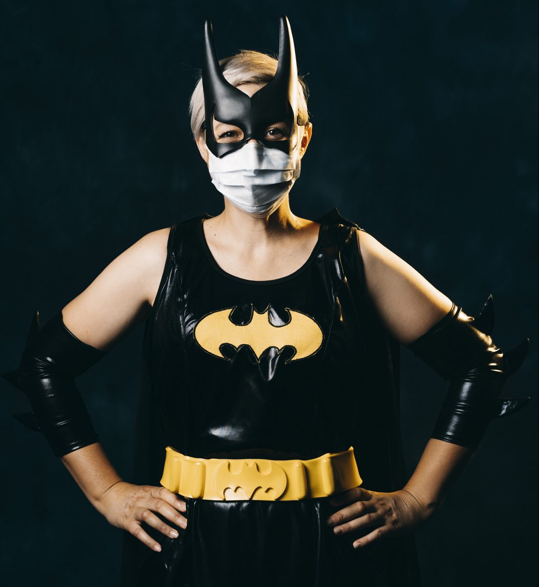 woman dressed in costume