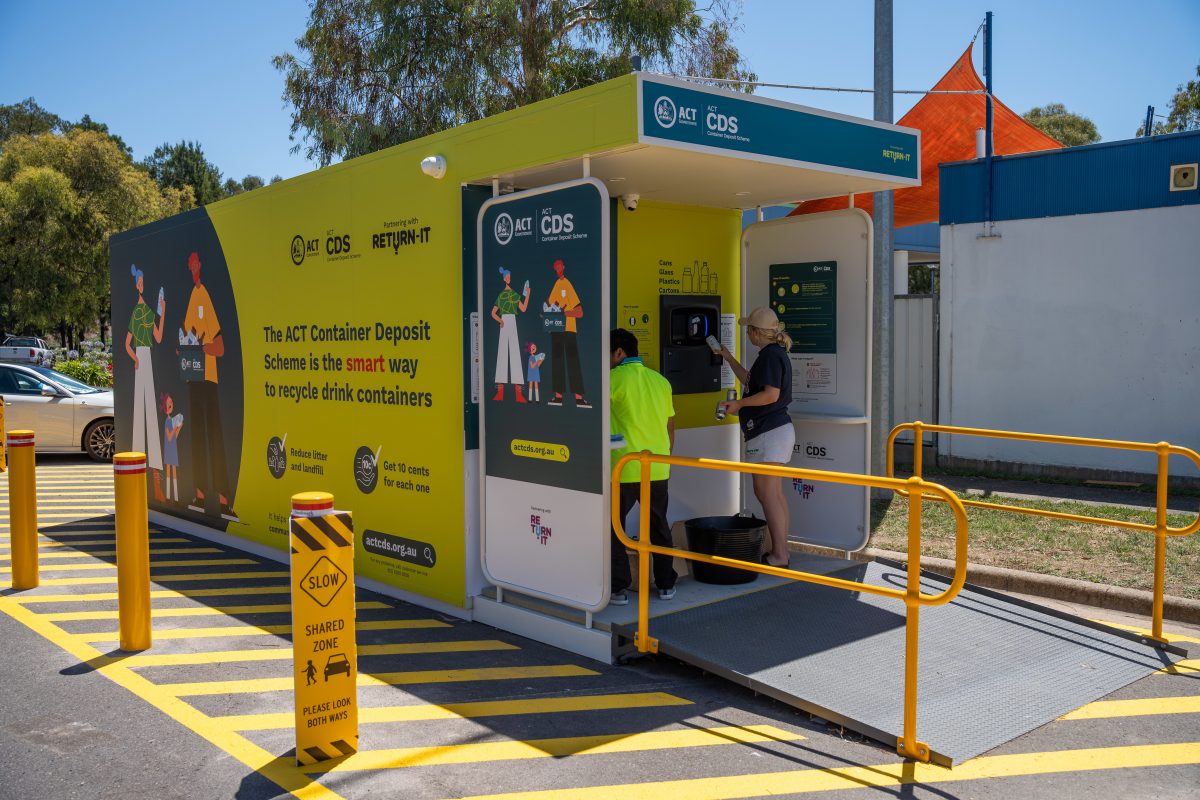 ACT Container Deposit Scheme return point
