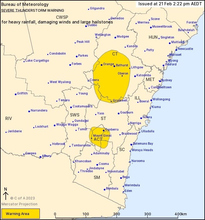 Weather warning