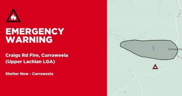 RFS upgrades Curraweela fire to emergency level