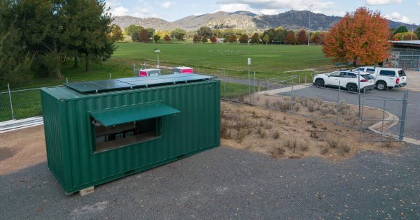 Behind the scenes in Gordon: how a shipping container was turned into a working canteen