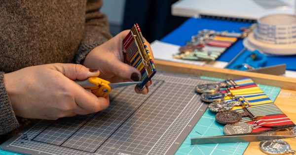 Military medals get some tender love and care through local restoration services