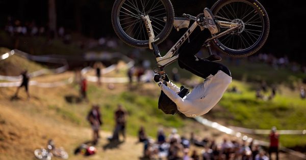 Queanbeyan sparkie packs up tools to hit new heights on a mountain bike