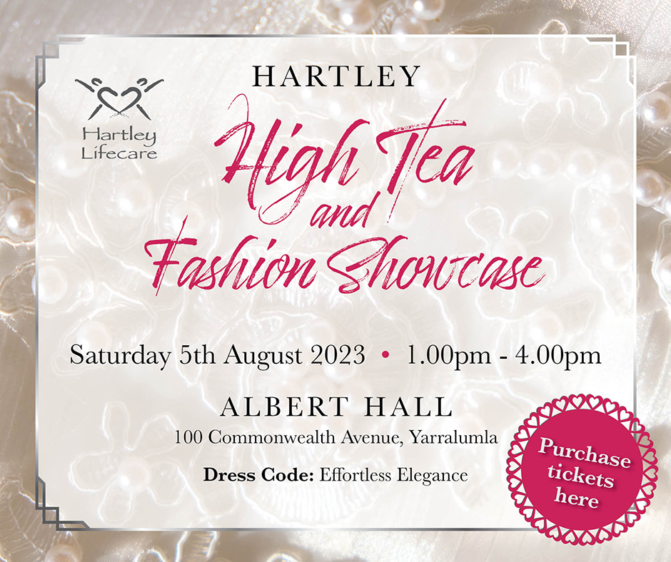 Hartley Lifecare high tea event