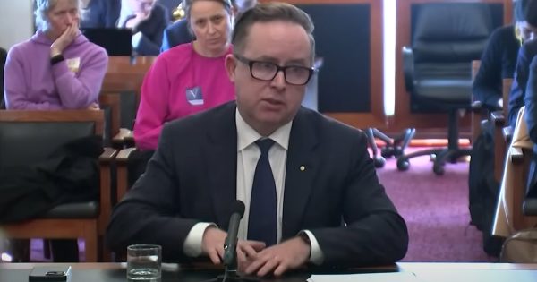 Departing Qantas CEO Alan Joyce endures parting shots from Senate committee