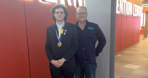 CIT student Floyd Lucas-Baxter takes home gold from vocational 'Skills Olympics'