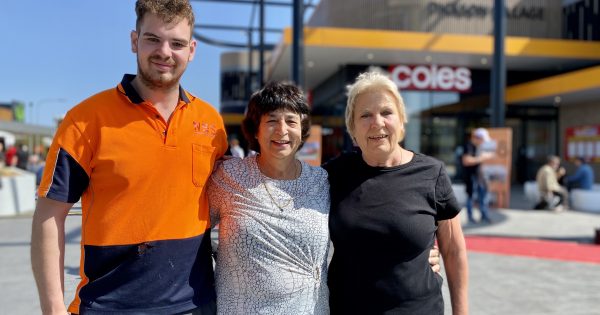 Rita and Sandy remember the last time a new supermarket opened in Dickson