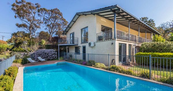Lots of hidden extras (and one mysterious detail inside the pool) at spacious Farrer retreat