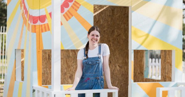 A safe space: local businesses build cubbyhouse with a higher purpose
