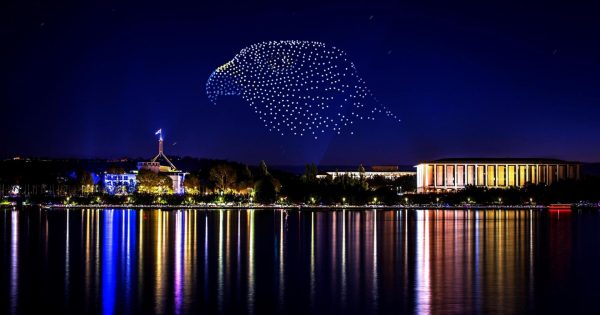 Drone show over Lake Burley Griffin confirmed for Australia Day long weekend