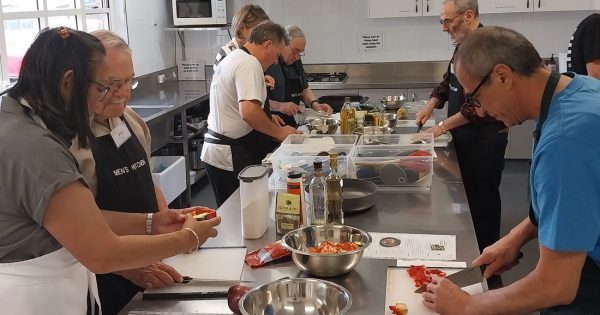 Is learning to cook the recipe for a happy, healthy life for older men?