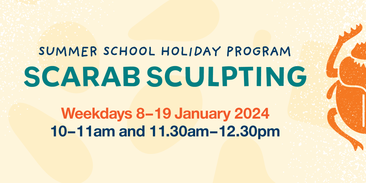 Scarab Sculpting summer school holiday workshop. Image: Supplied.