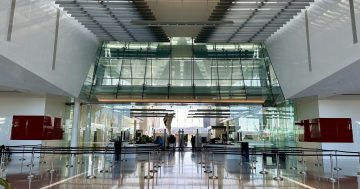 Man removed from Canberra Airport allegedly kicked police officer in face