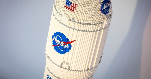 7.5-metre tall rocket made entirely of Lego to launch new Questacon exhibition this May