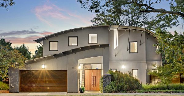 Spacious and audacious solar passive masterpiece in Ainslie