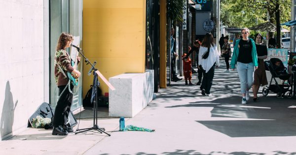 No cash to support Braddon's buskers? You can scan here