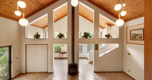A grand architectural presence sprawled over three levels speaks to the heart in Kaleen