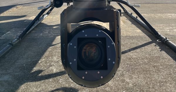 Evoenergy could 'potentially' use drones to check for overgrown trees, but for now a chopper will do