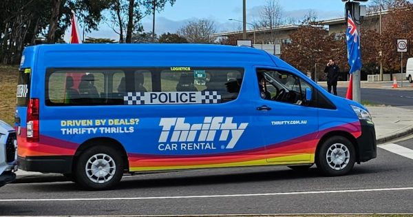 Yes, you did see it this week – that was a Thrifty police van