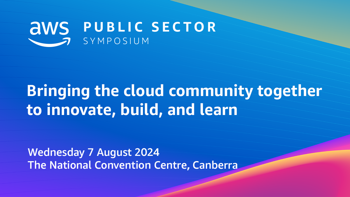 AWS Public Sector Symposium event banner
