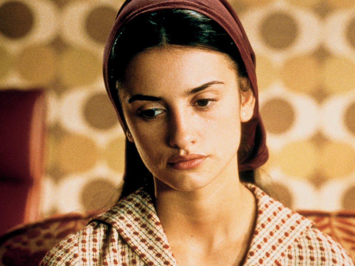 Still from All About My Mother showing a young woman looking down