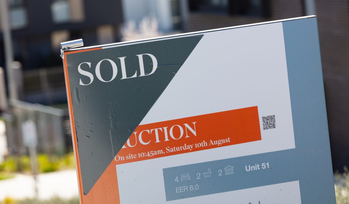 Sold sign