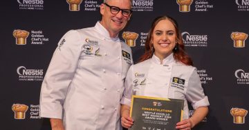 Canberra chef takes gold for pumpkin dessert at national awards