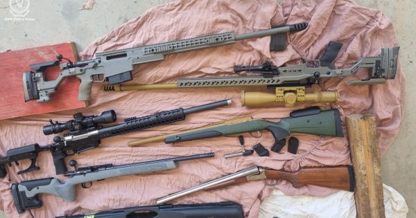 Homemade gun ring's firearms would have gone to organised crime, police allege