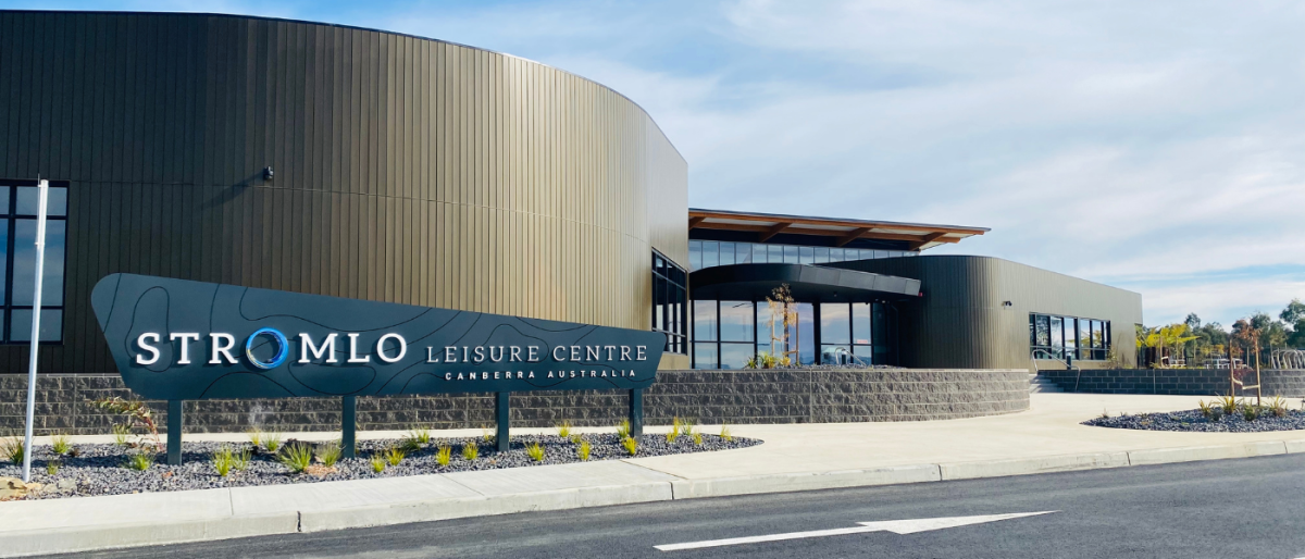 exterior of stromlo leisure centre