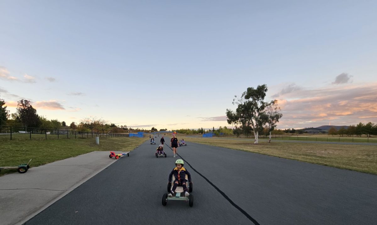 kids on billy carts