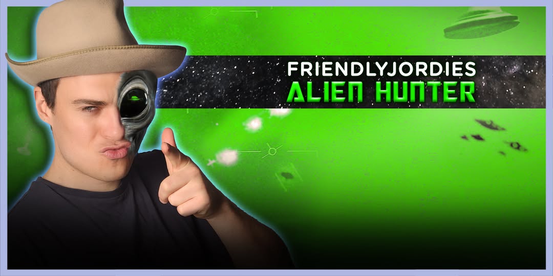 promo image for friendlyjordies alien hunter