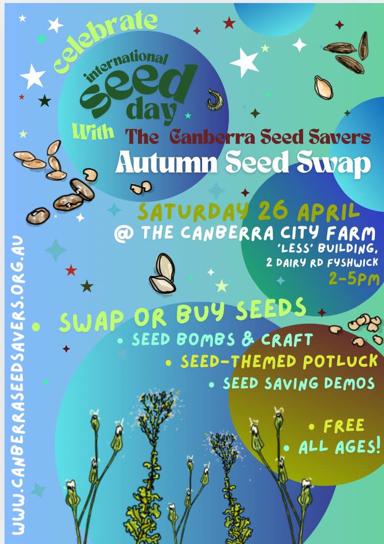 Poster for the Seed event.