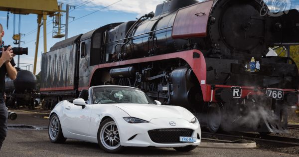 Picnic Train all aboard to take part in Australia's only car-train race