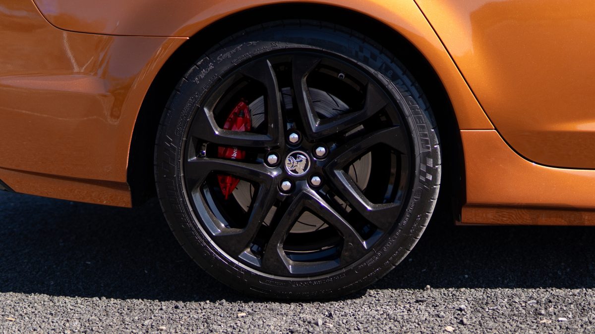 close-up of wheel