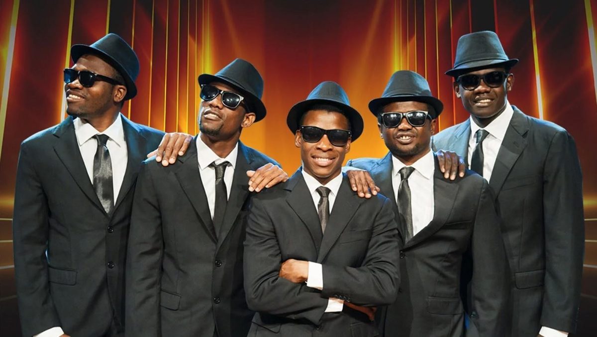 banner for the black blues brothers event