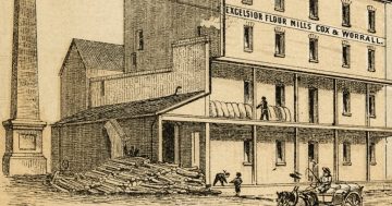 Fiery distraction when the finest flour mill caught fire in Goulburn