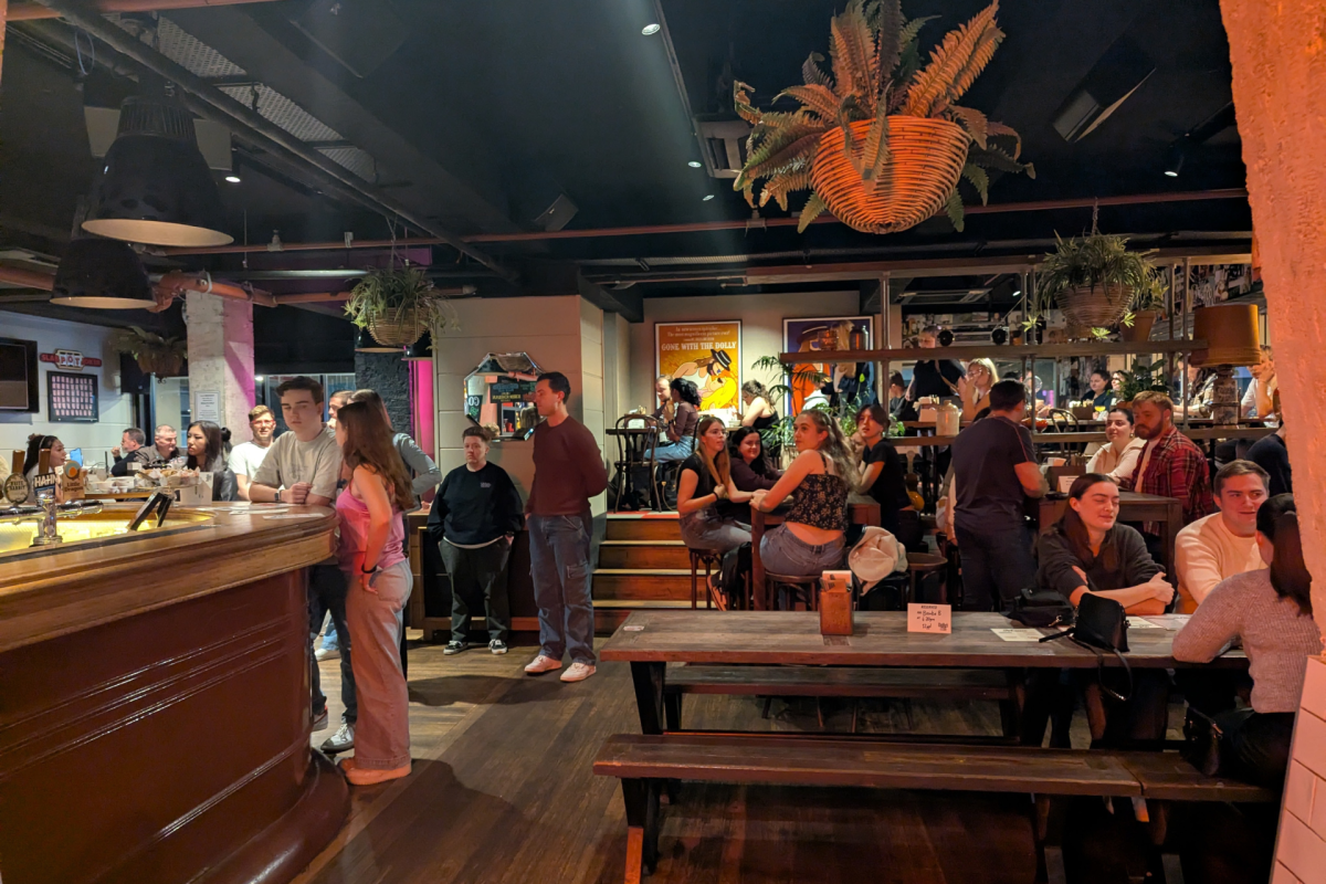 bar with patrons