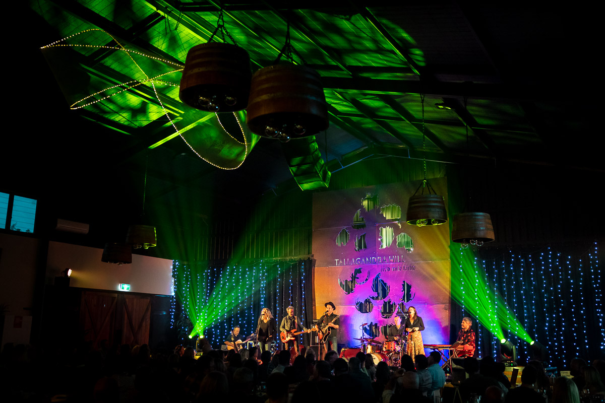 venue set up for music event featuring The Waifs