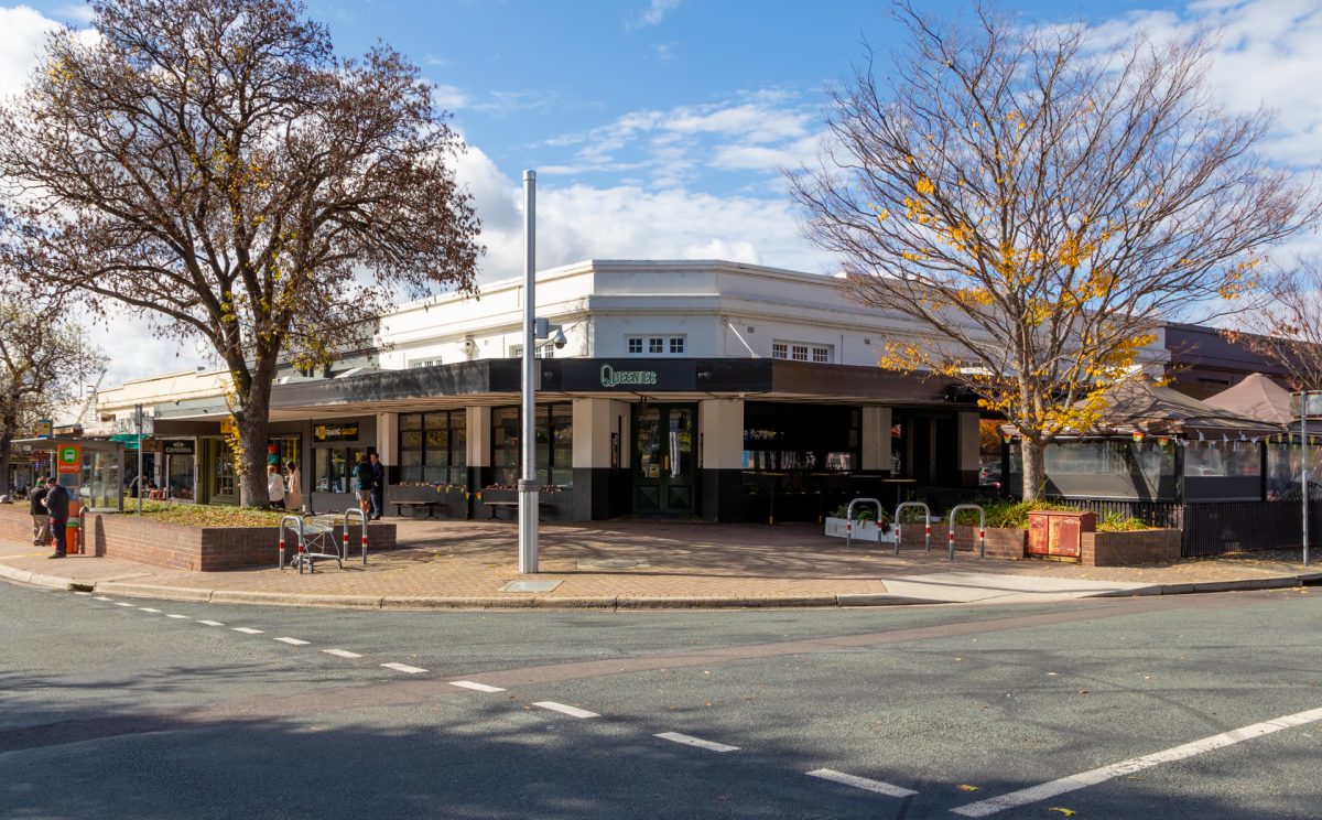 street corner in Kingston