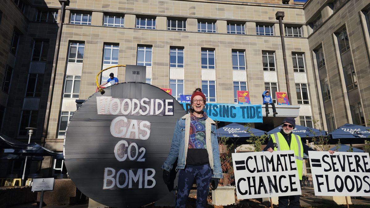 Climate protest at the Department of the Environment