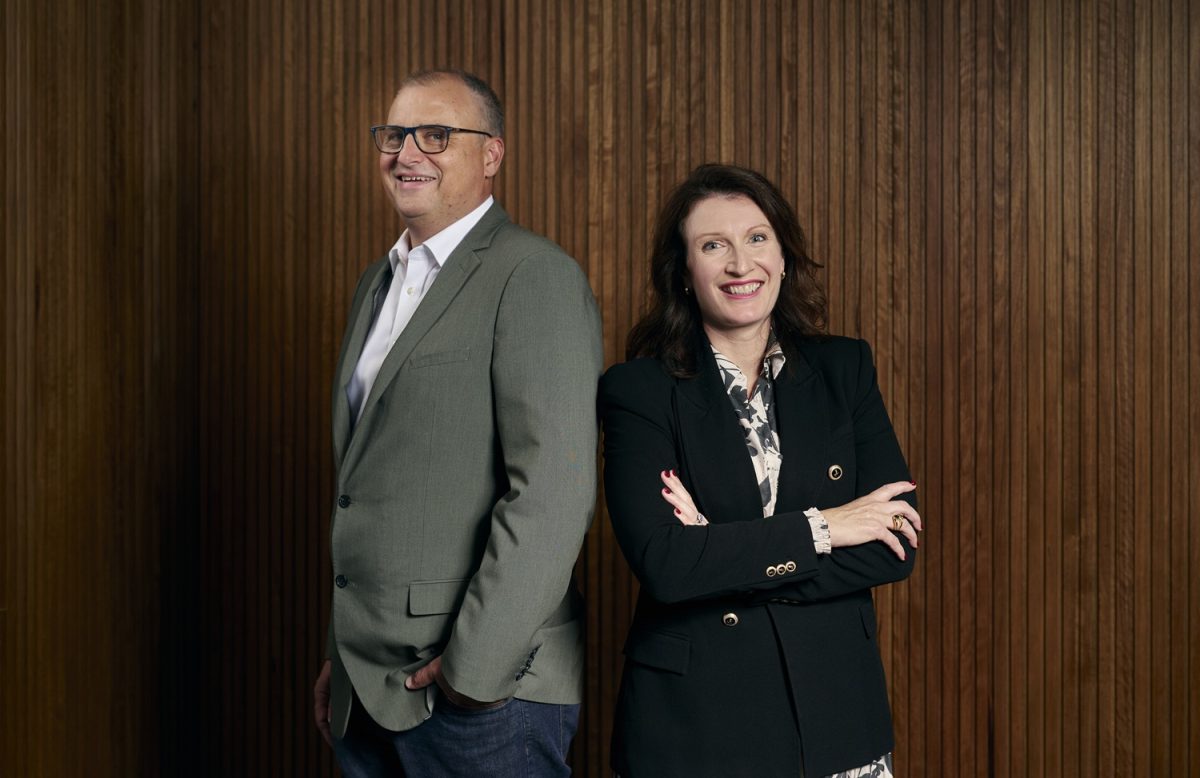 PentenAmio Executive Co-Chair Matthew Wilson and PentenAmio Australia CEO Sarah Bailey.