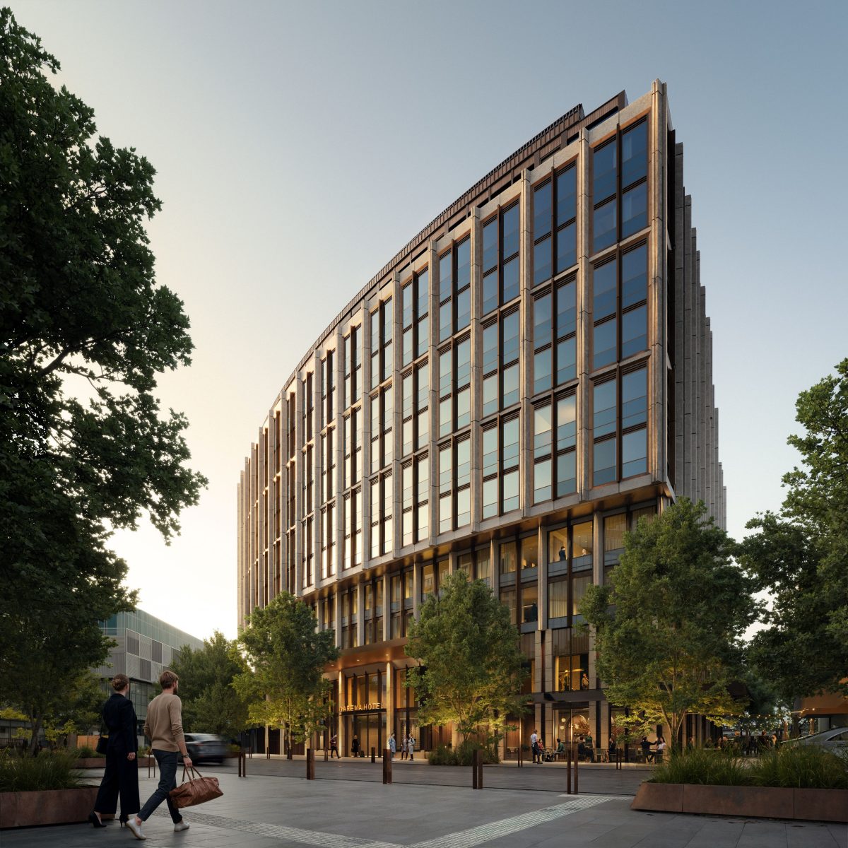An artist's impression of Crystalbrook Aurora in the city, set to open in 2027. 