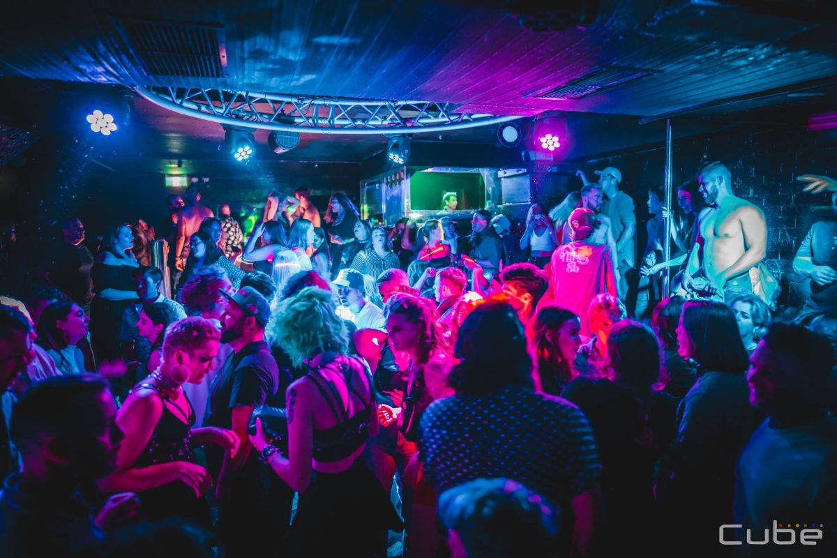 nightclub scene