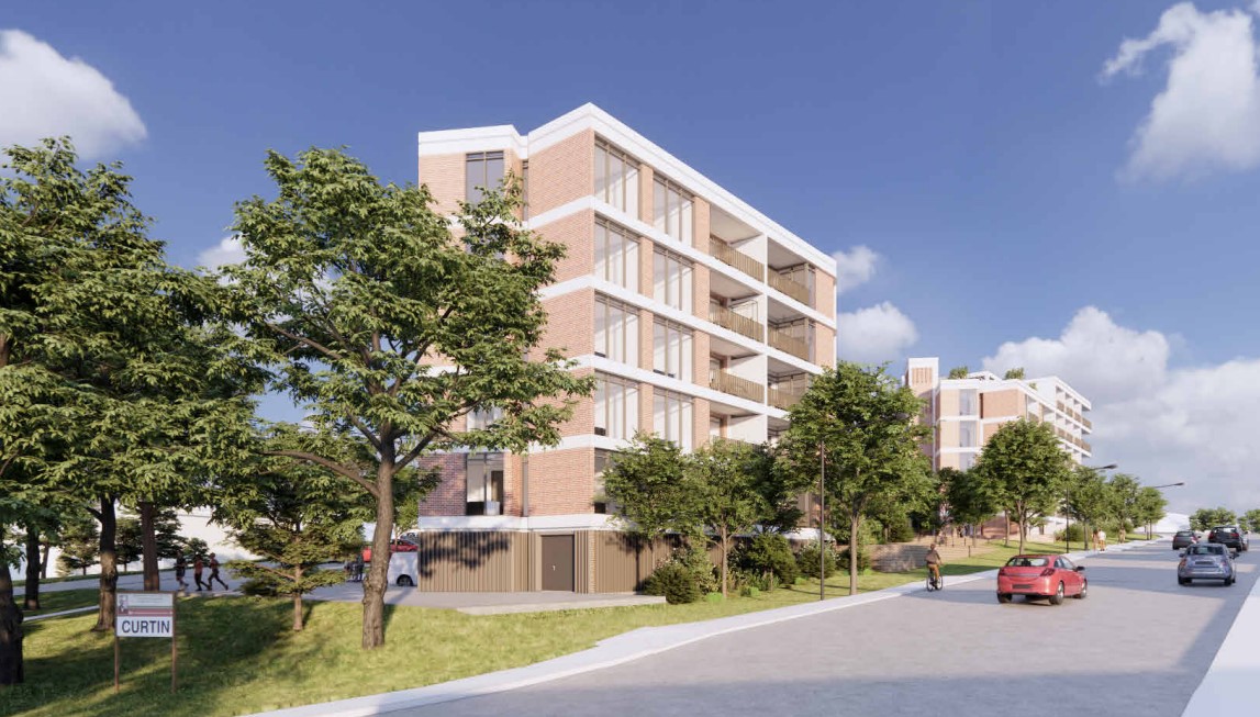 render of curtin development